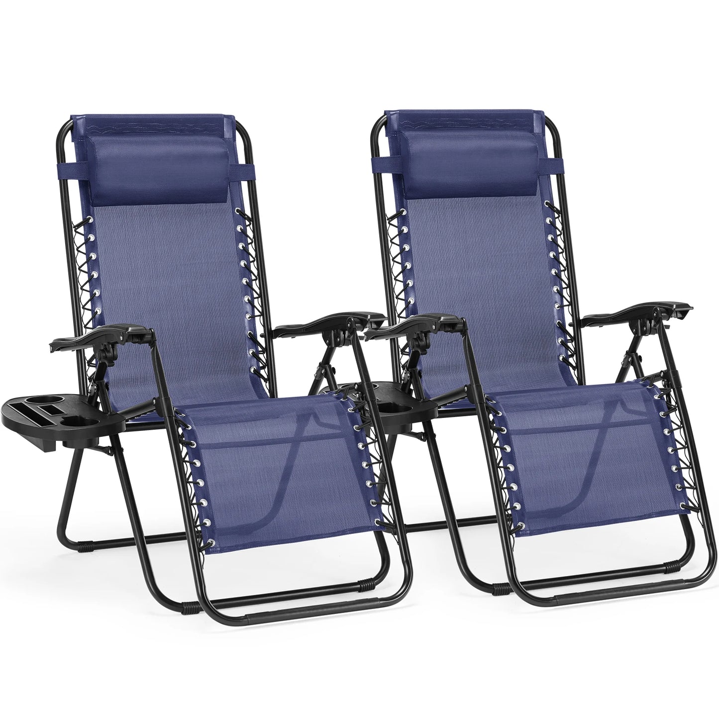 JHK Zero Gravity Portable Recliner Outdoor Patio Lounge Chair