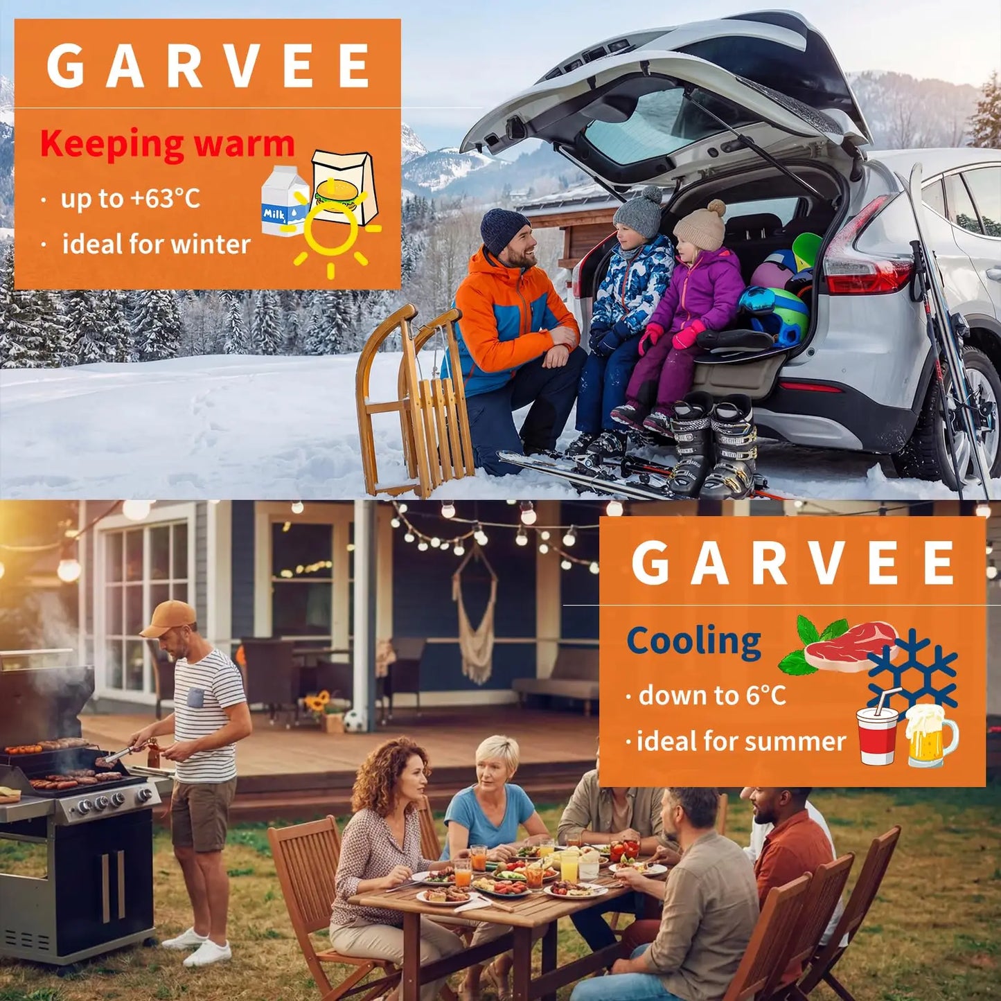 HiMISS Portable Thermoelectric Car Fridge And Warmer