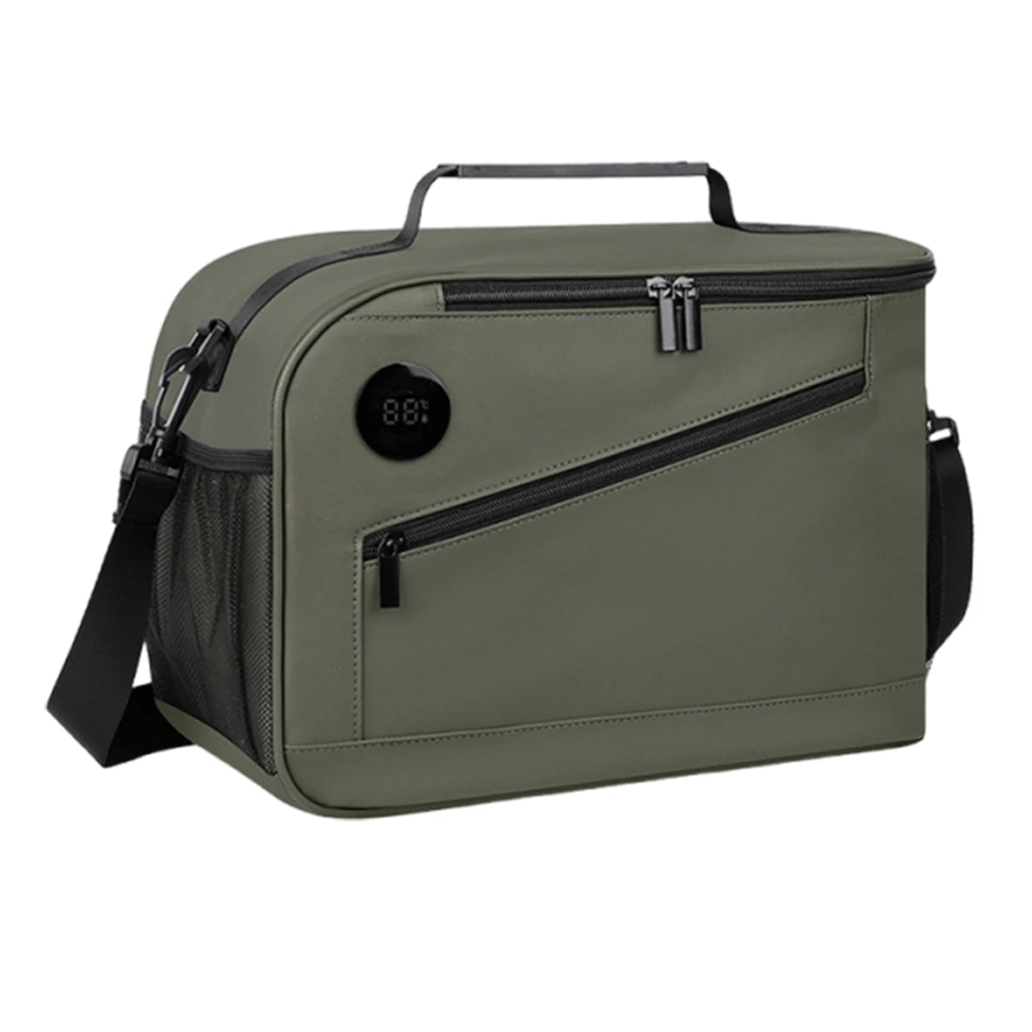 ALIILEE Cooler Bag With Temperature Display Insulated Lunch Tote