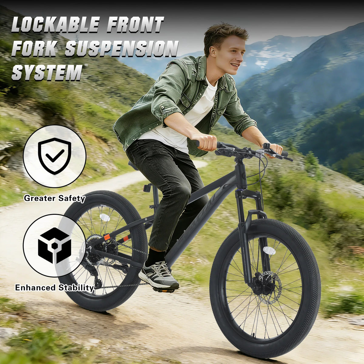Spatial MT24FS Pro Hardtail Mountain Bike With Aluminum Frame