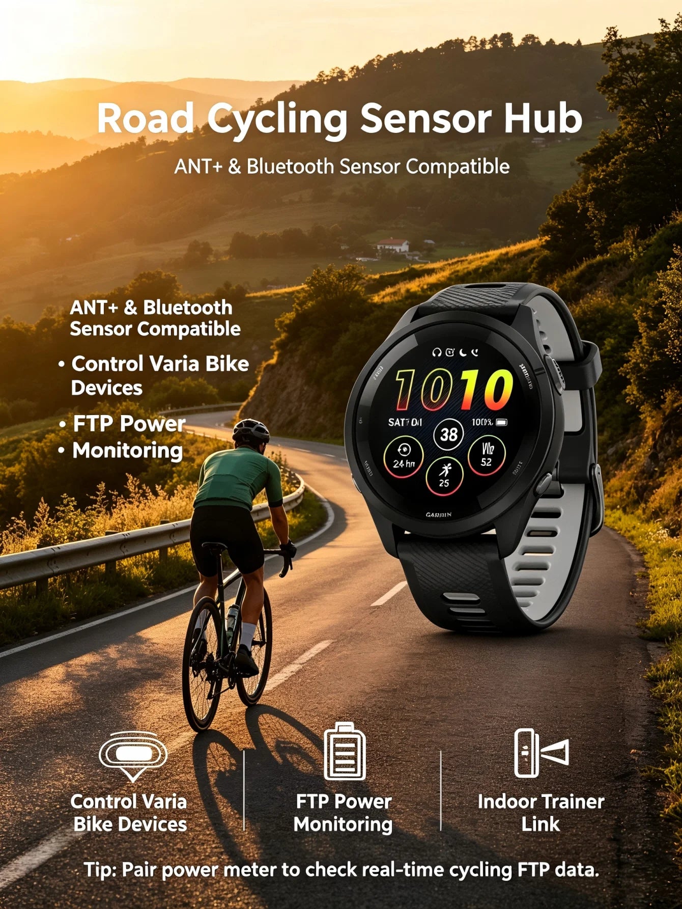 Garmin Forerunner 265 Multiband Gps Running Smartwatch Fitness