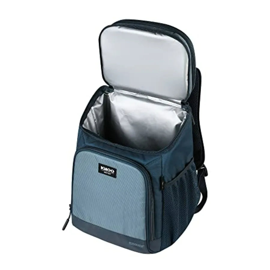 Backpack Cooler for Outdoor Use Insulated Soft Sided Bag with Leak Proof Lining