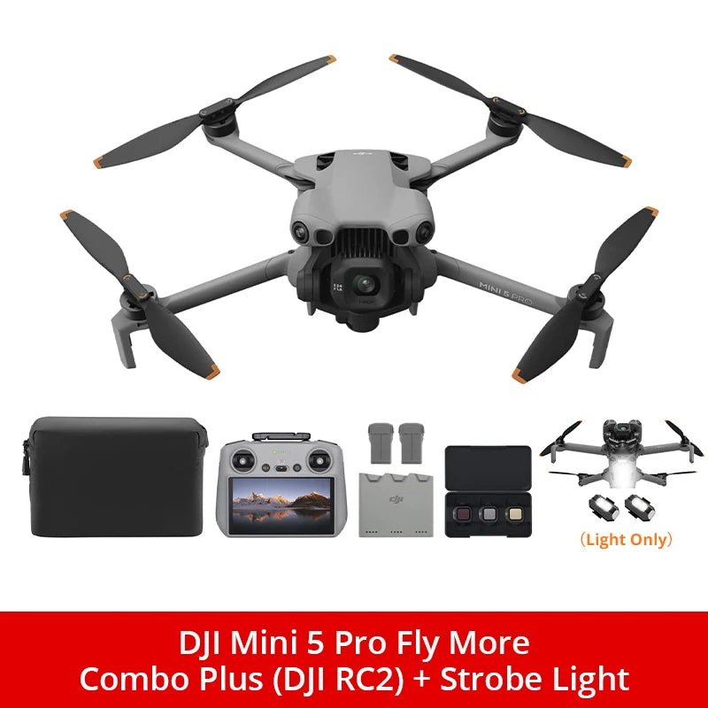 DJI Mini 5 Pro FlyMore Combo FPV Drone FourKCameraPro