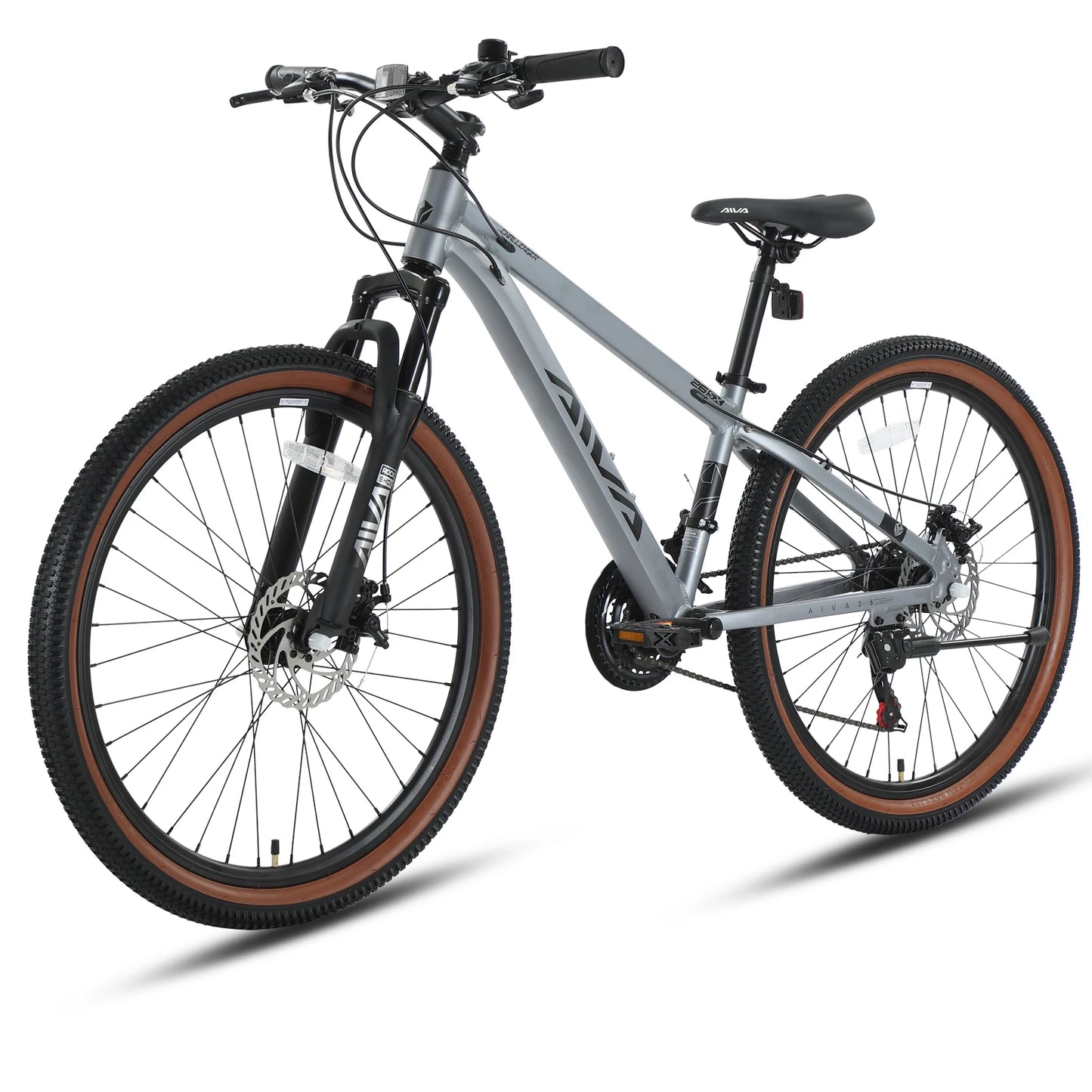 Aluminum Hardtail Mountain Bike Dual Disc Brakes 21 Speed