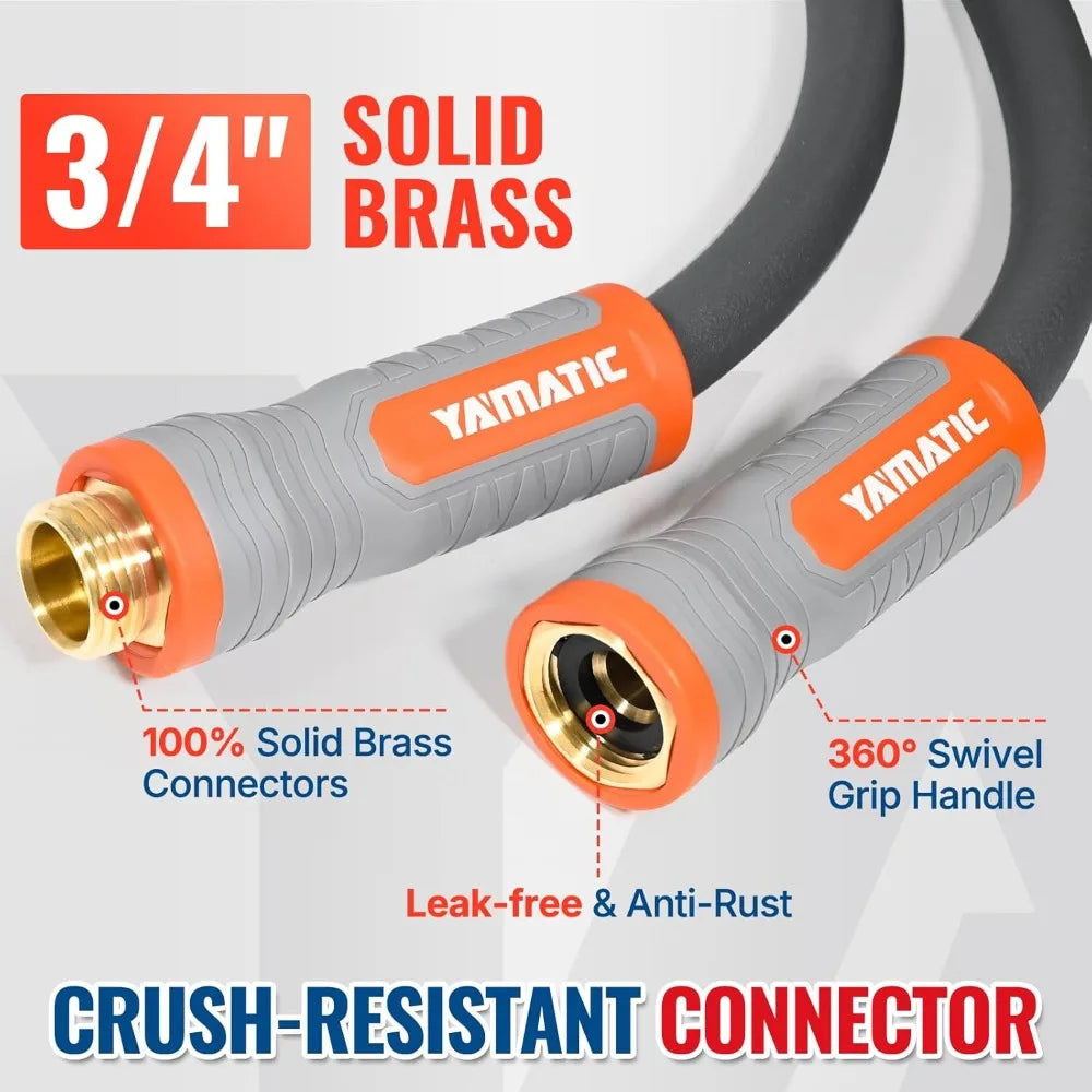 Heavy Duty Garden Hose With Swivel Handle Kink Resistant