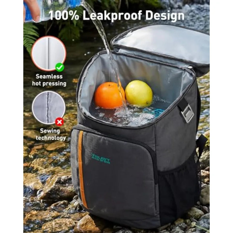 Lightweight Insulated Leak-Proof Cooler Backpack for Men and Women