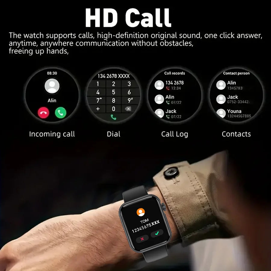 Smart Watch, for Men and Women (Answering/Making Calls) Fitness Tracker, More than 120 Sports Modes, Sleep Monitoring, Pedometer