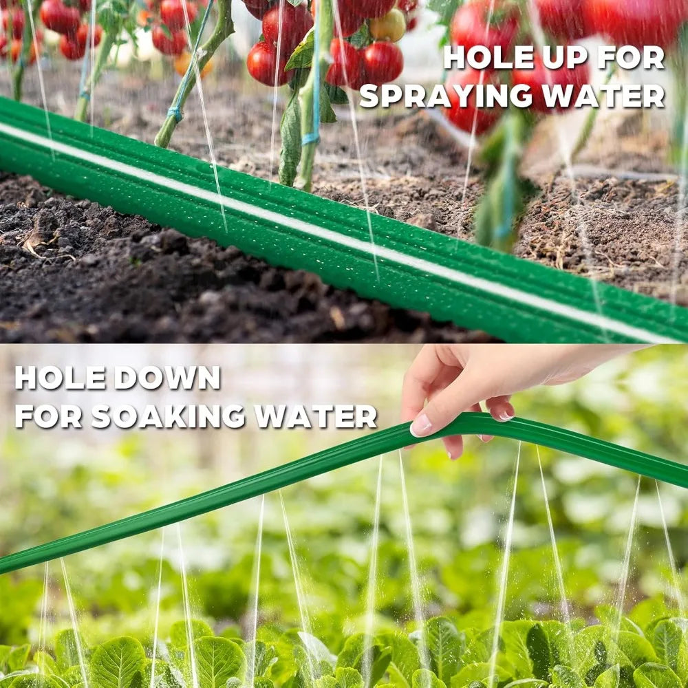 Three Tube Sprinkler Hose With Holes For Efficient Lawn Watering