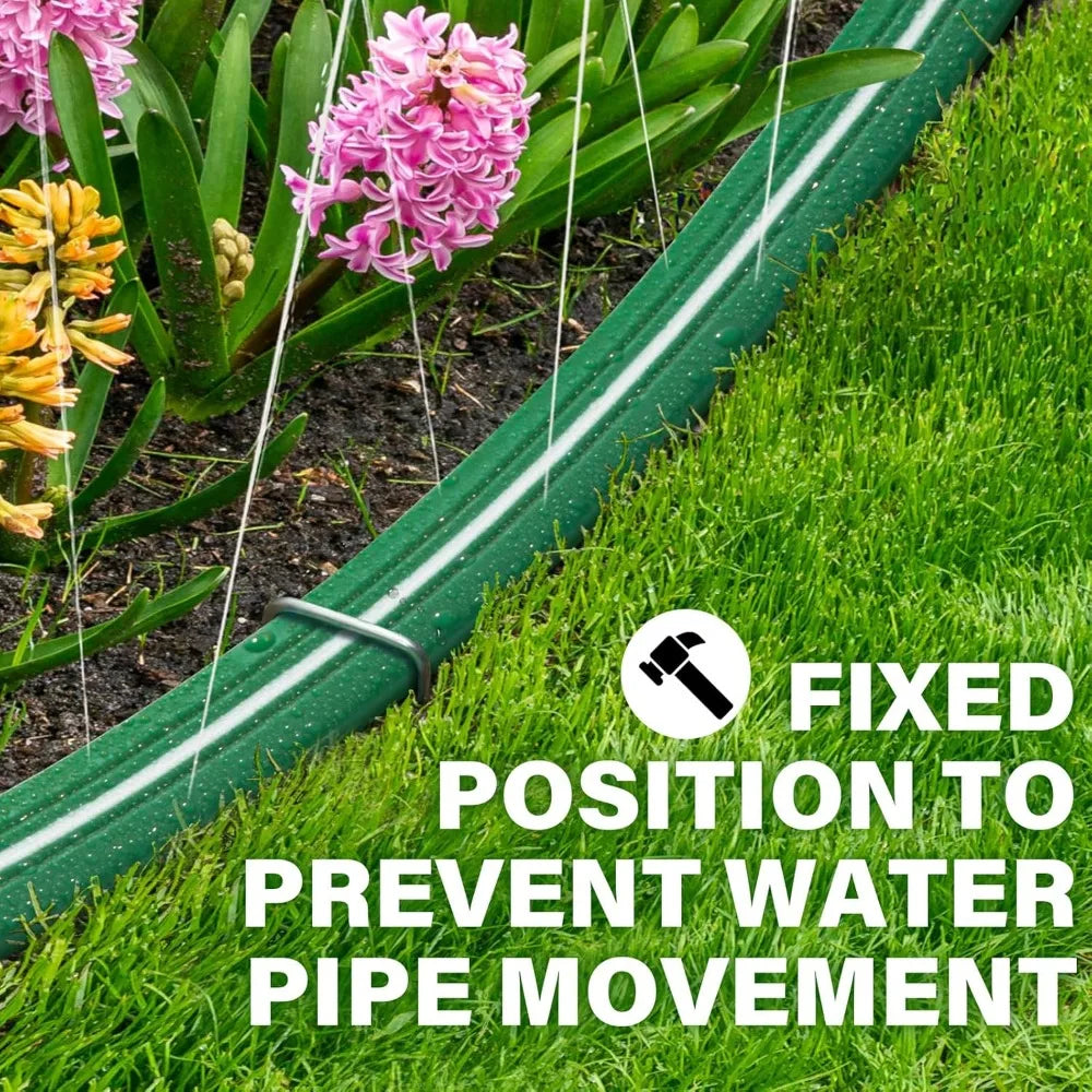 Three Tube Sprinkler Hose With Holes For Efficient Lawn Watering
