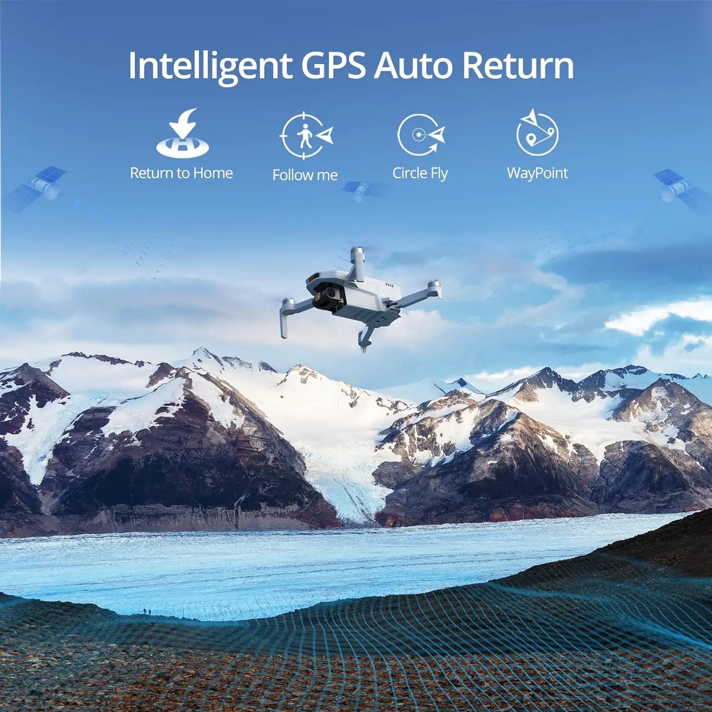 Potensic C0 Single Axis Gimbal 4K GPS Drone Atom SE