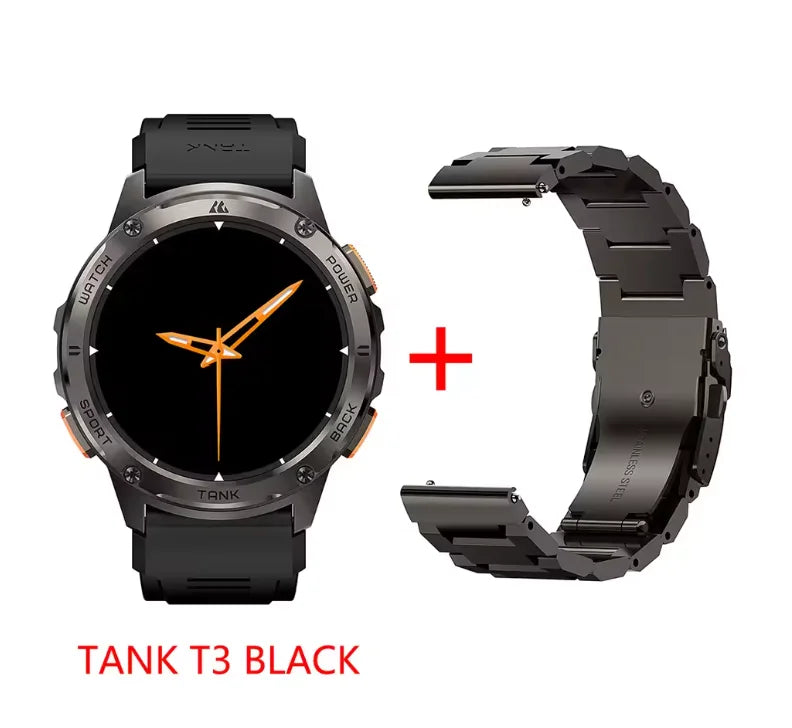 Kospet Tank T3 Smartwatch With Amoled Display And Fitness Tracking