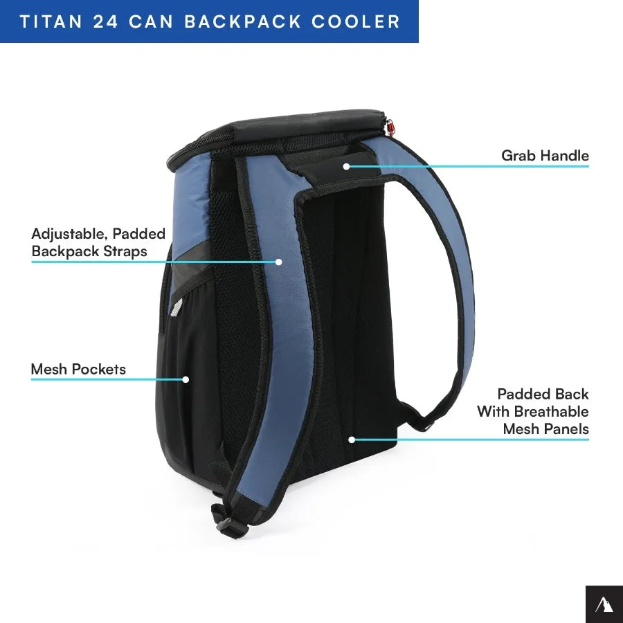 Leak Proof Insulated Backpack Cooler For Beach And Travel
