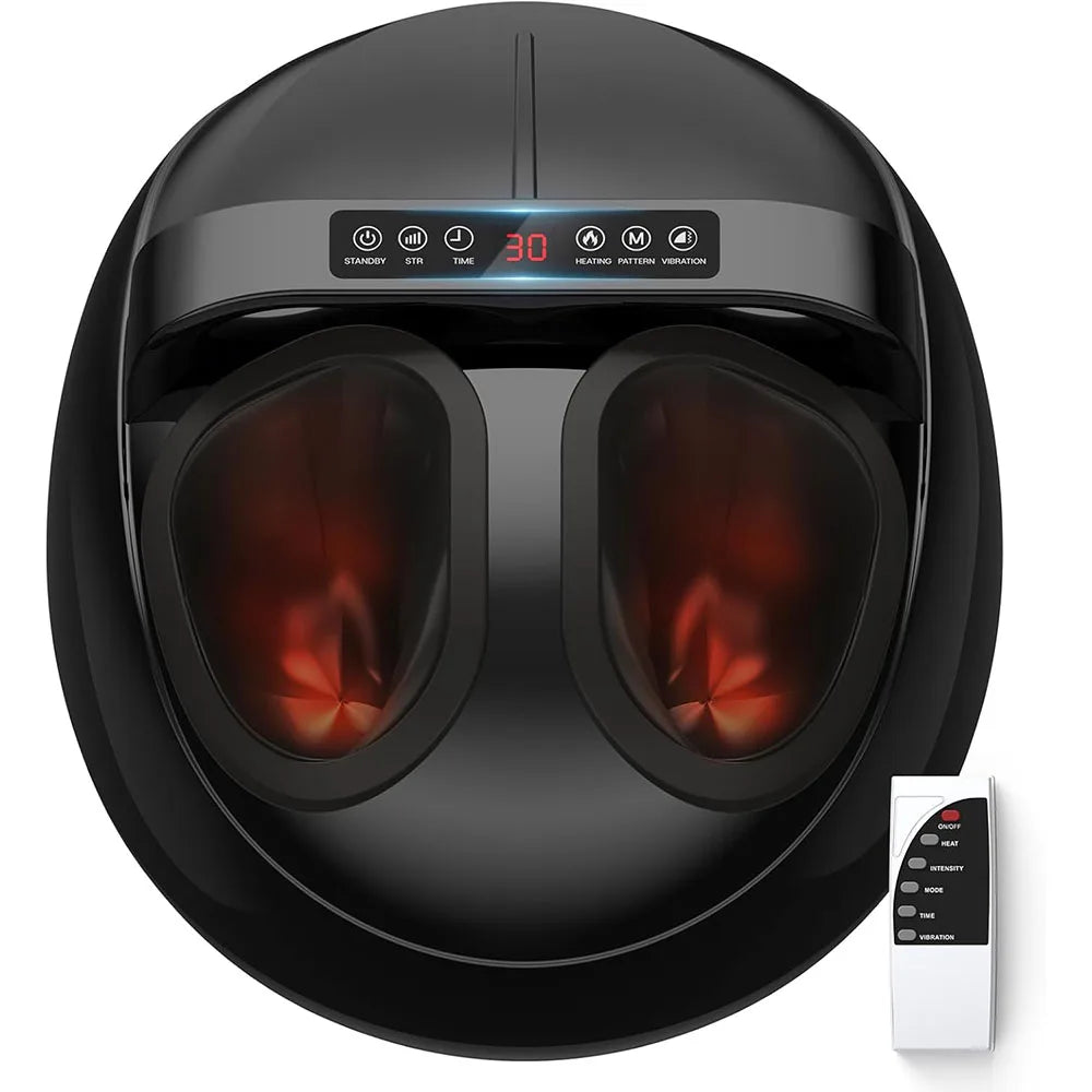 HTM Shiatsu Foot Massager With Kneading Heat And Air Pressure