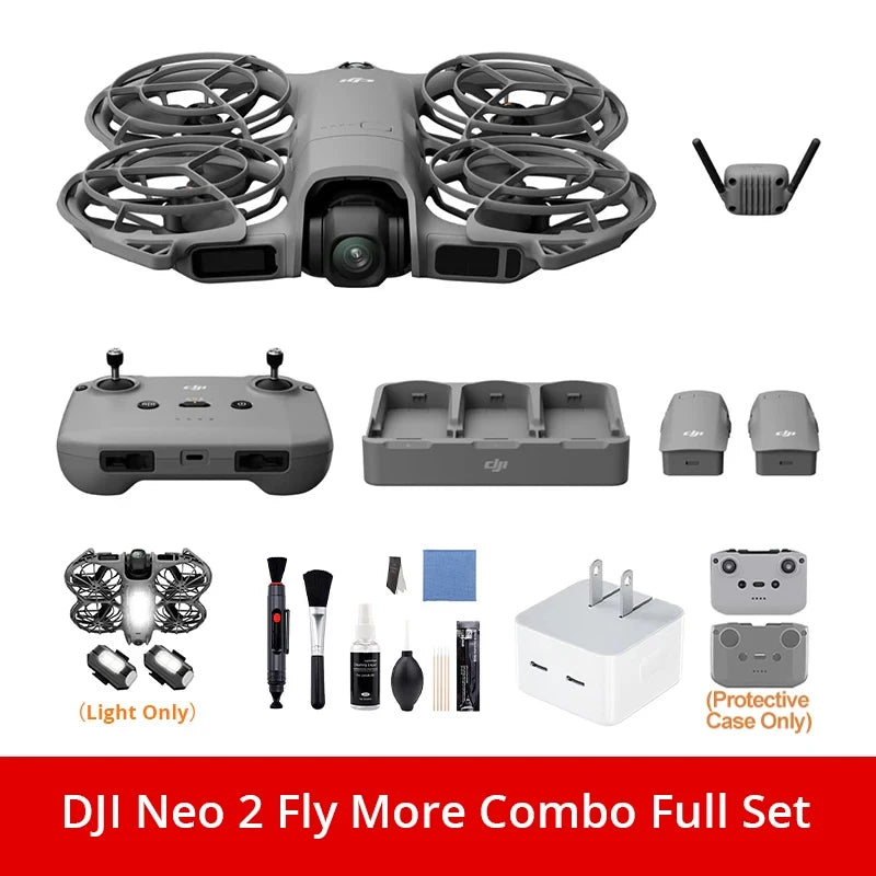 DJI Neo 2 Fly More Combo Drones With Optional Accessories Drone DJI Neo 2 Human Drone 4k Professional FPV Drones Wwith a Camera