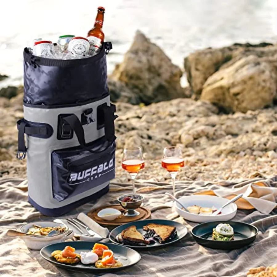 Leakproof Insulated Cooler Backpack for Picnic Beach Hiking