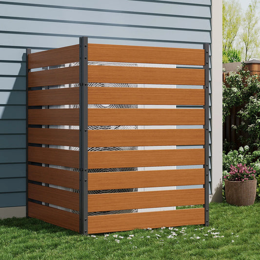 HiMISS Cedar Privacy Fence Panels Heavy Duty Outdoor Weatherproof Screening