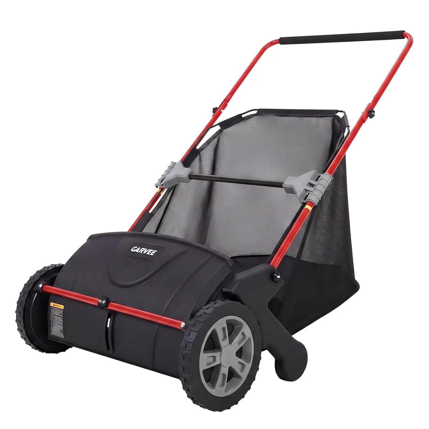 HiMISS Lawn Sweeper Manual Yard Leaf And Grass Collector Hopper