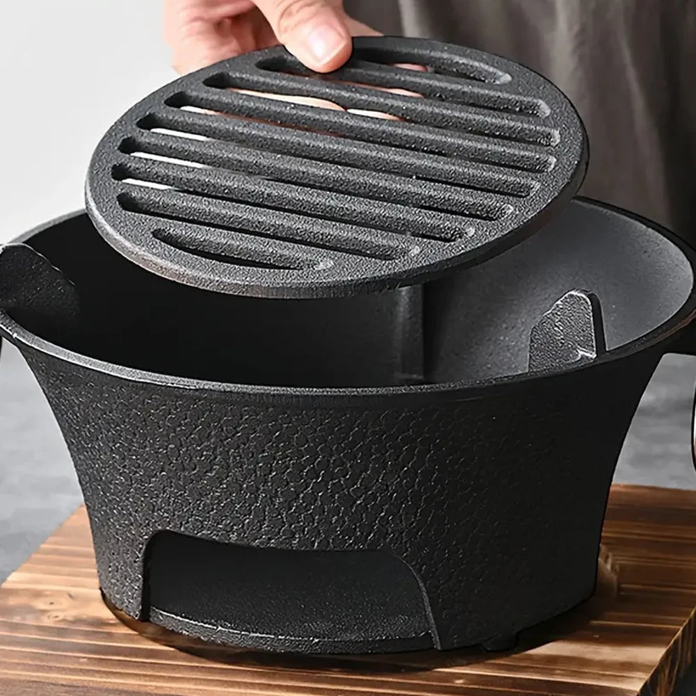 Atuin Stainless Steel Charcoal Bbq Grill Stove For Outdoor Camping
