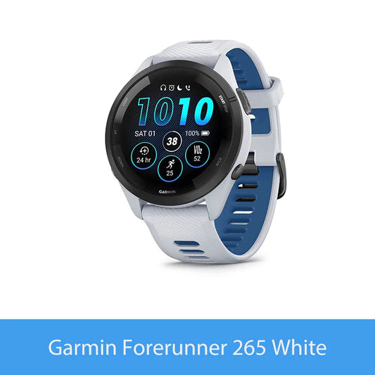 Garmin Forerunner 265 GPS Smartwatch With Heart Rate Monitoring Training Metrics