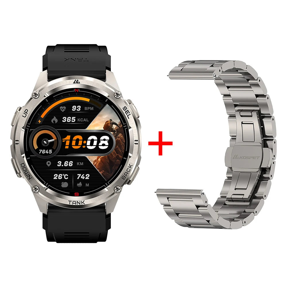 Kospet Tank T3 Ultra 2 GPS Smart Watch With Bluetooth