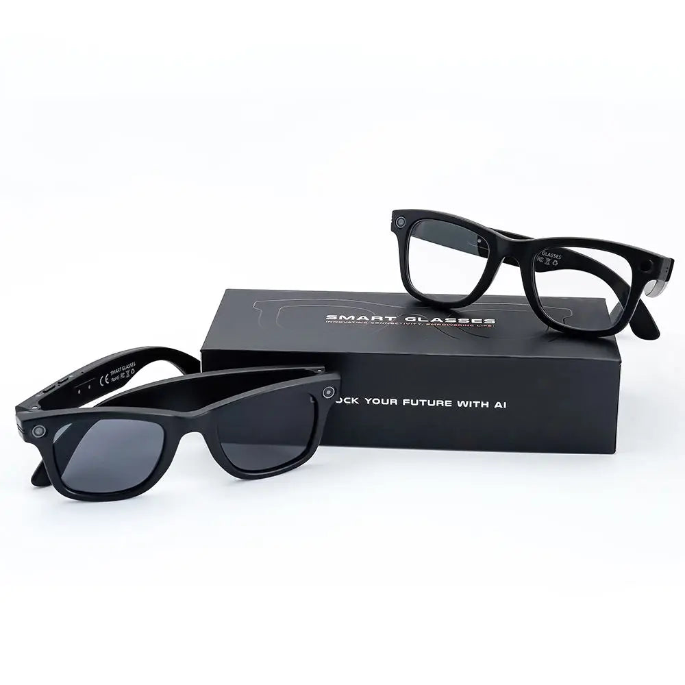 Sanvnet GS4 MAX Smart Eyewear 8MP Camera AI Dual Lenses