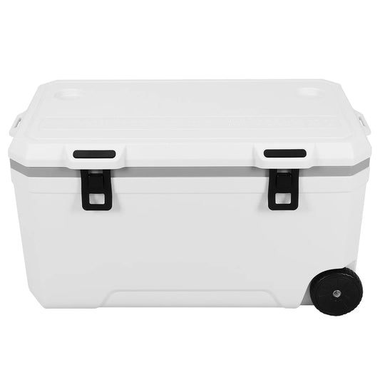 Rotomolded Hard Plastic Cooler With Wheels For Outdoor Camping Insulated