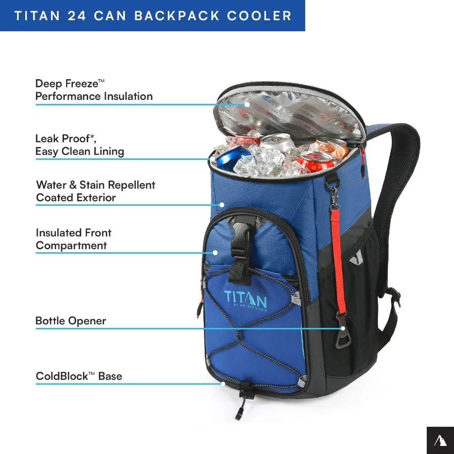 Leak Proof Insulated Backpack Cooler For Beach And Travel
