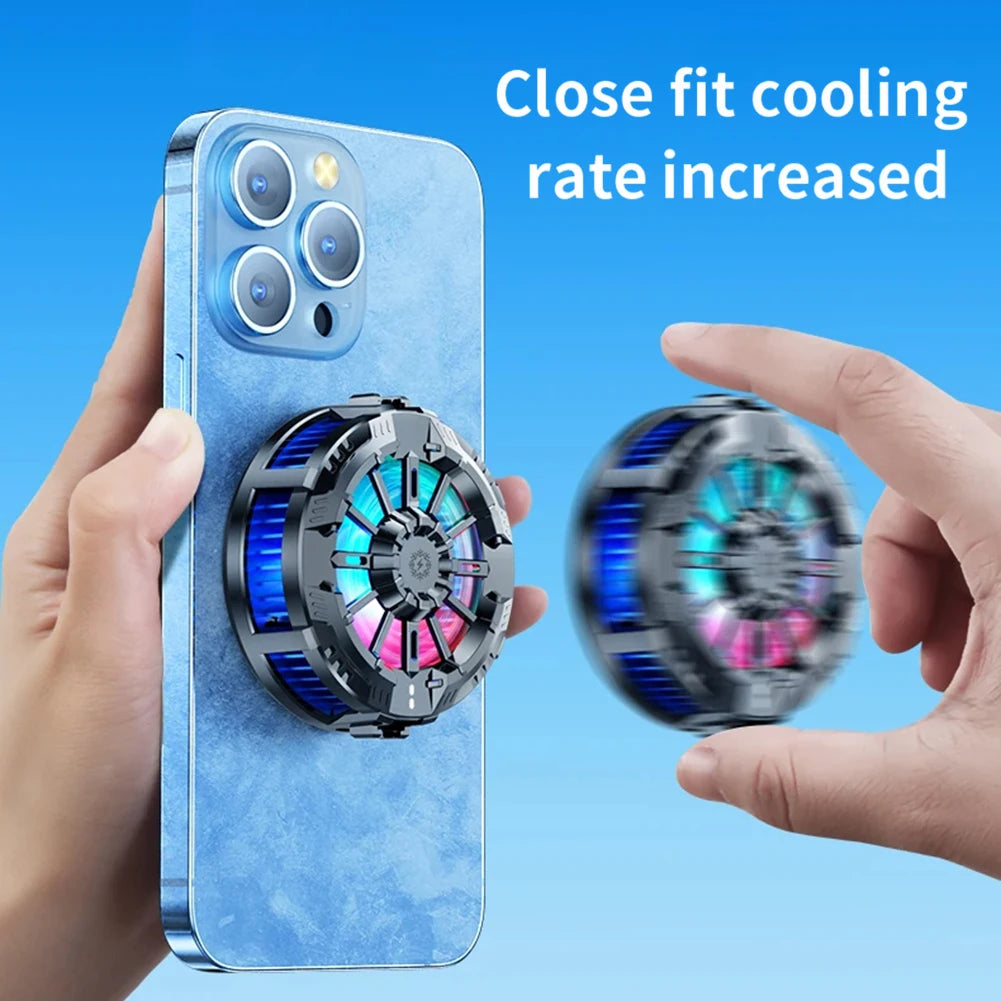 Magnetic Back Clip Phone Radiator Cooler For Apple Samsung Xiaomi