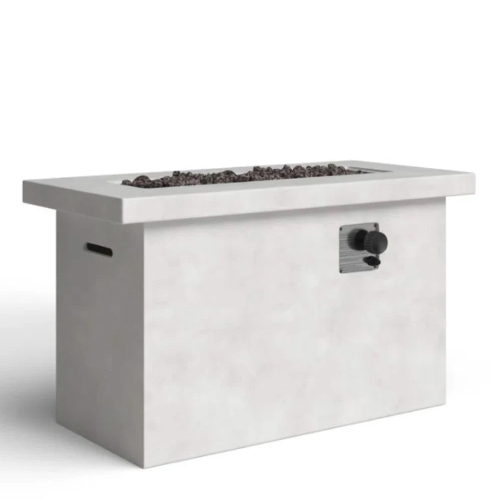 Concrete Outdoor Fire Pit Table Propane Or Natural Gas