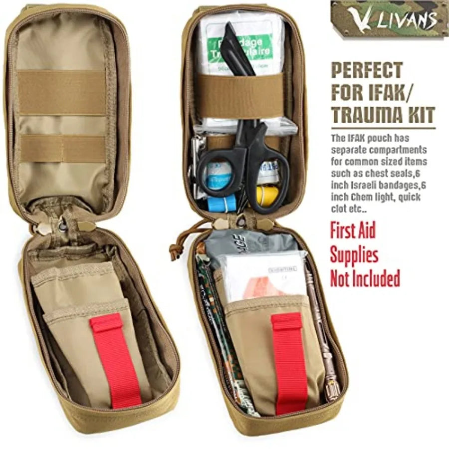 Tactical MOLLE Medical Pouch Rip Away EMT First Aid IFAK