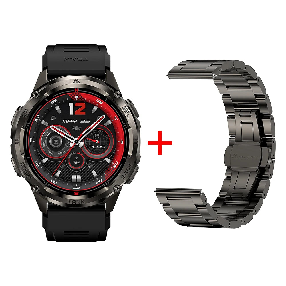 Kospet Tank T3 Ultra 2 GPS Smart Watch With Bluetooth