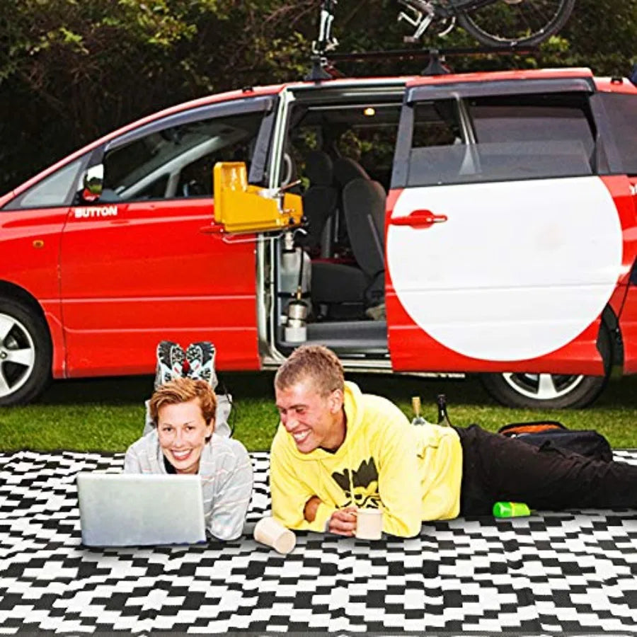 Waterproof Outdoor Rug for Patio Deck Backyard Camping