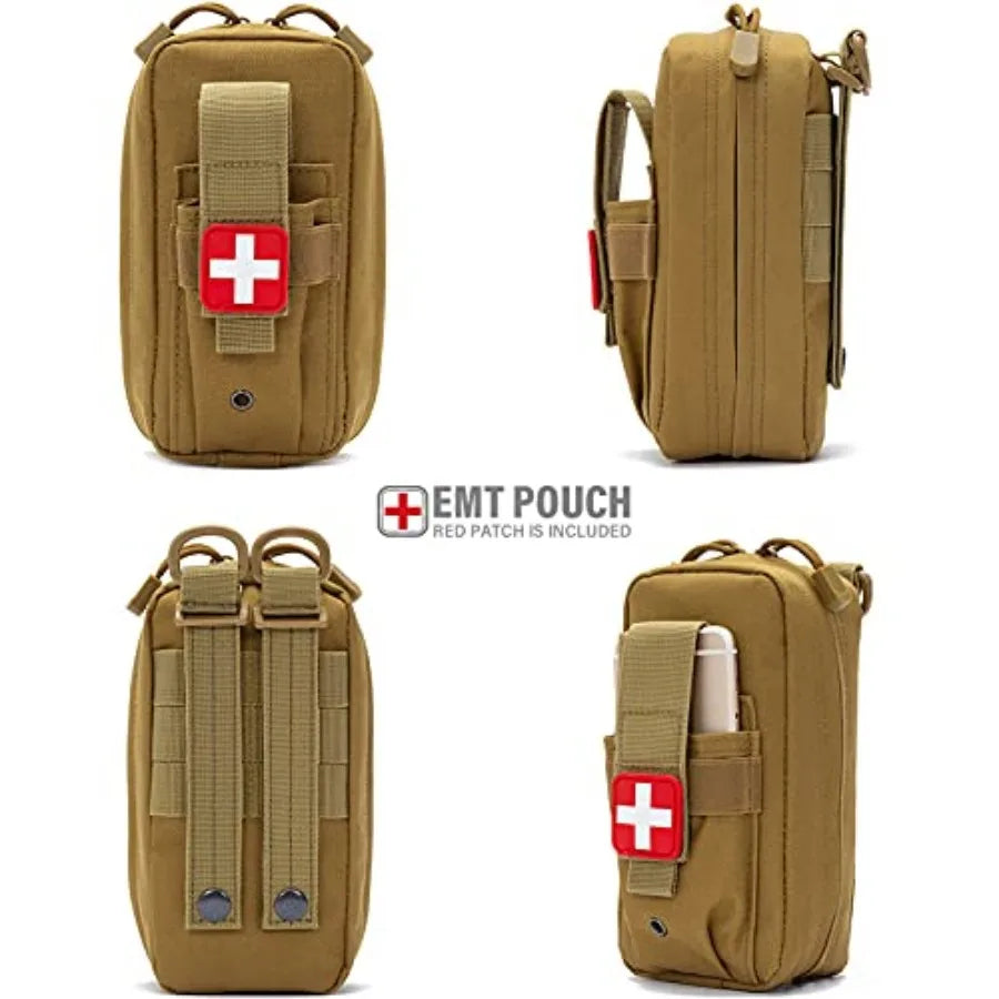 Tactical MOLLE Medical Pouch Rip Away EMT First Aid IFAK