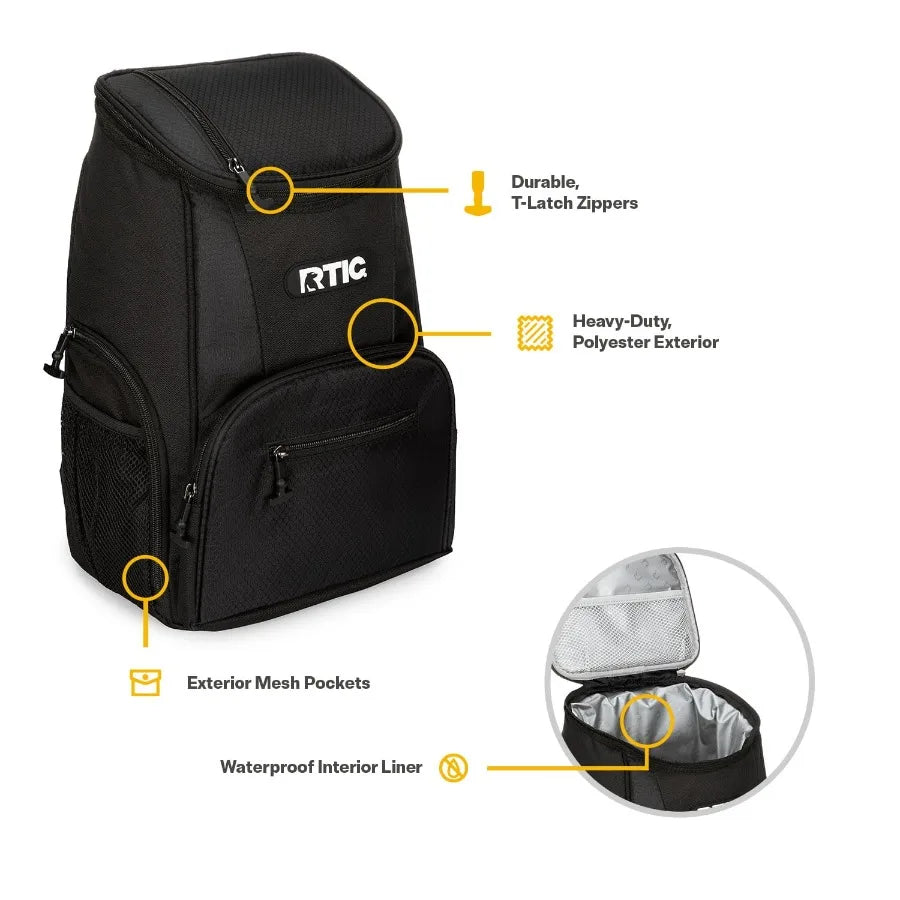 Lightweight Cooler Backpack With Insulated Leakproof Design For Picnics