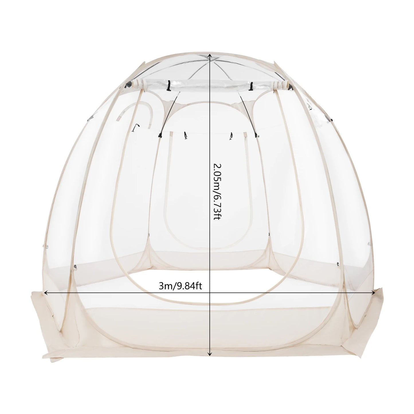 Clear Pop Up Bubble Tent For Garden And Backyard Camping