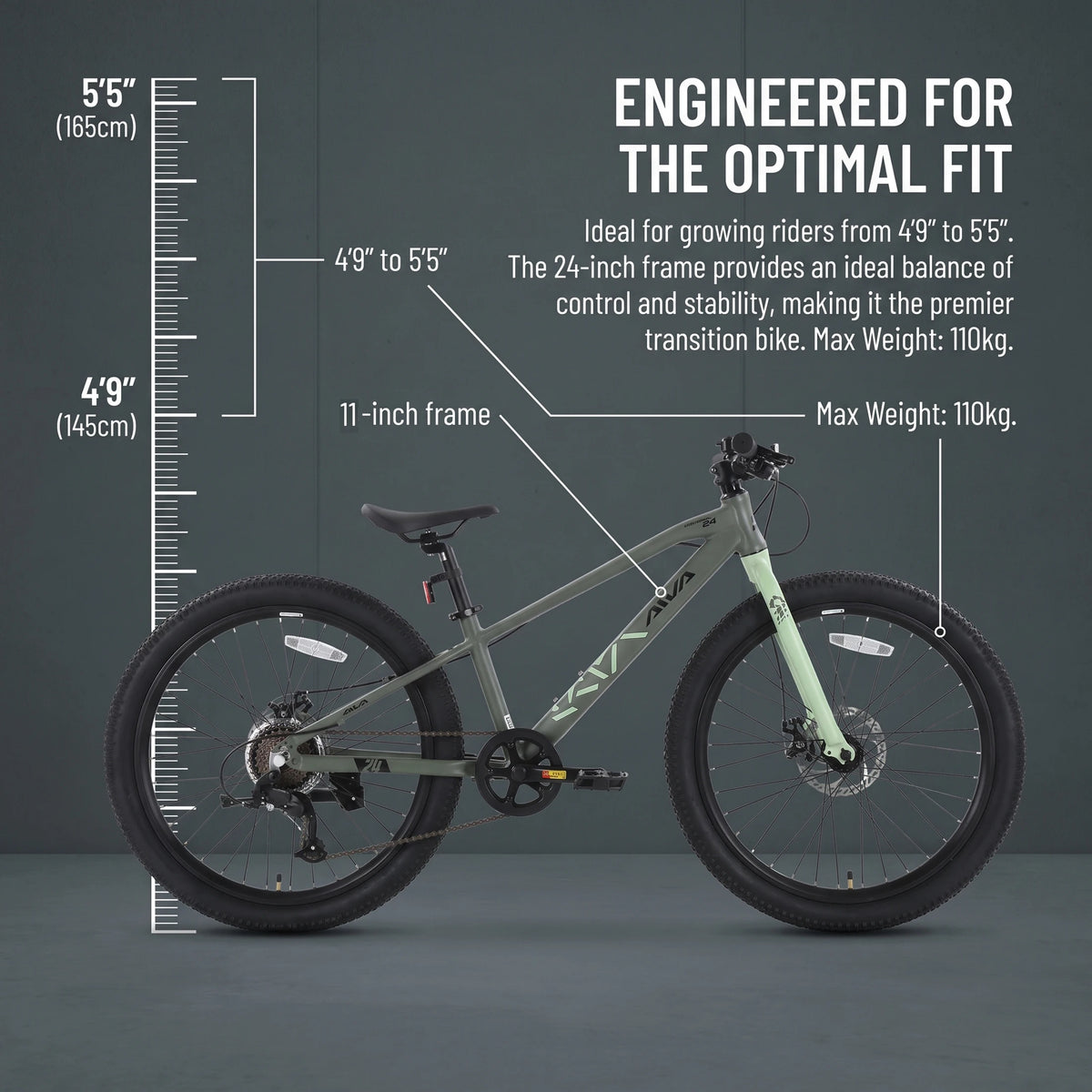 Aluminum Frame 7 Speed Hardtail Mountain Bike With Disc Brakes