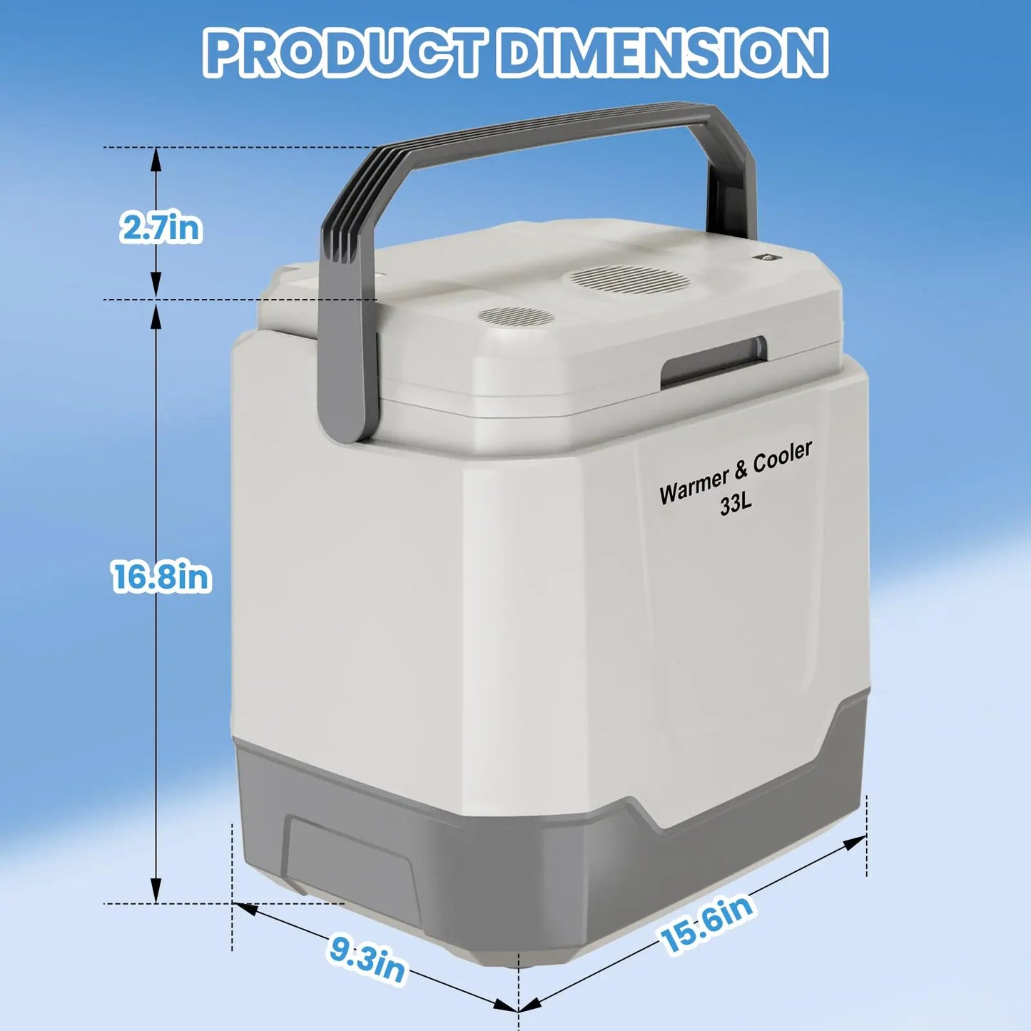 HobbyLane Portable Electric Cooler Warmer 12V 110V Car Travel
