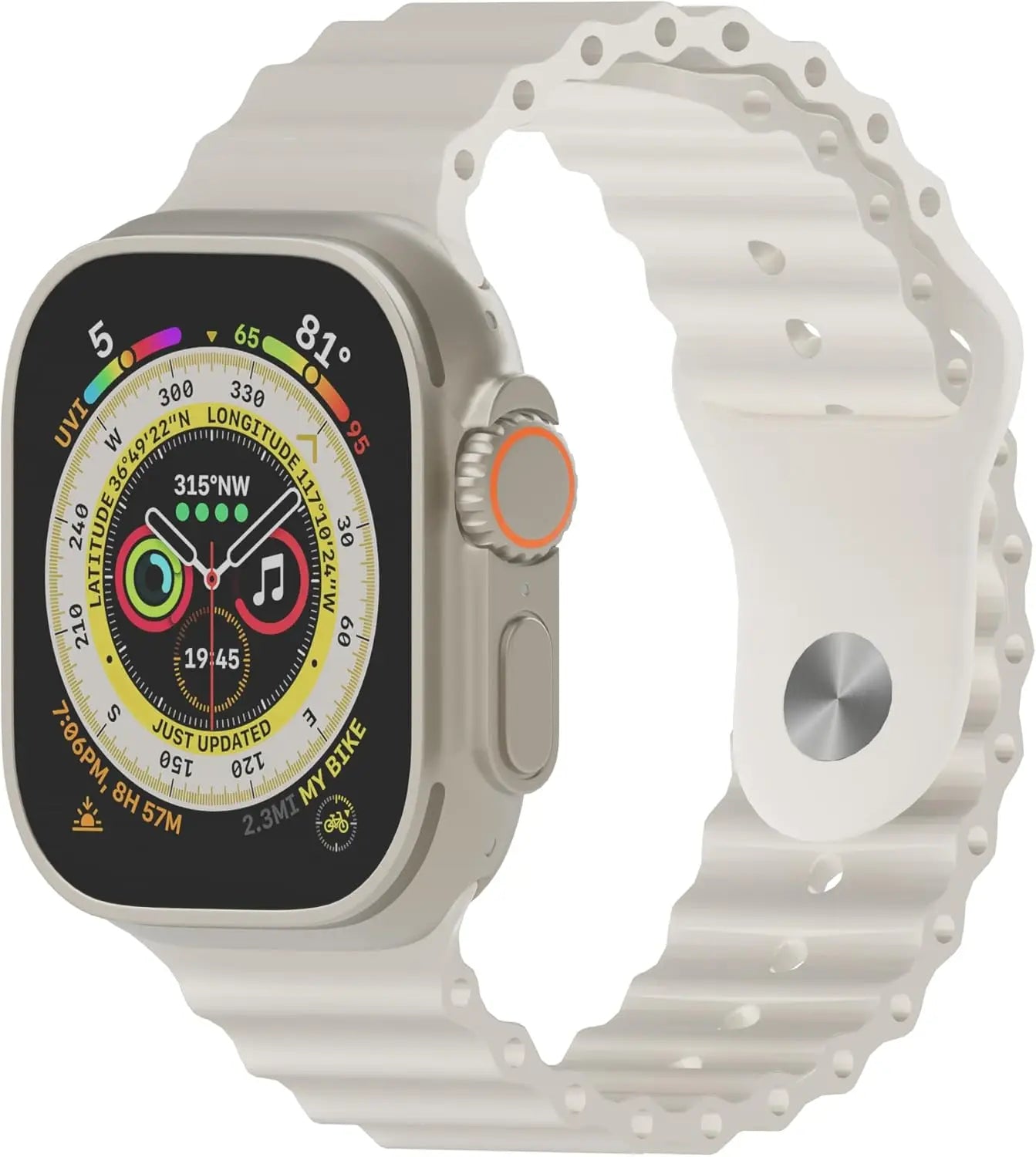 Smartwatch With Case And 7 Bands Bluetooth Calling Fitness Tracker
