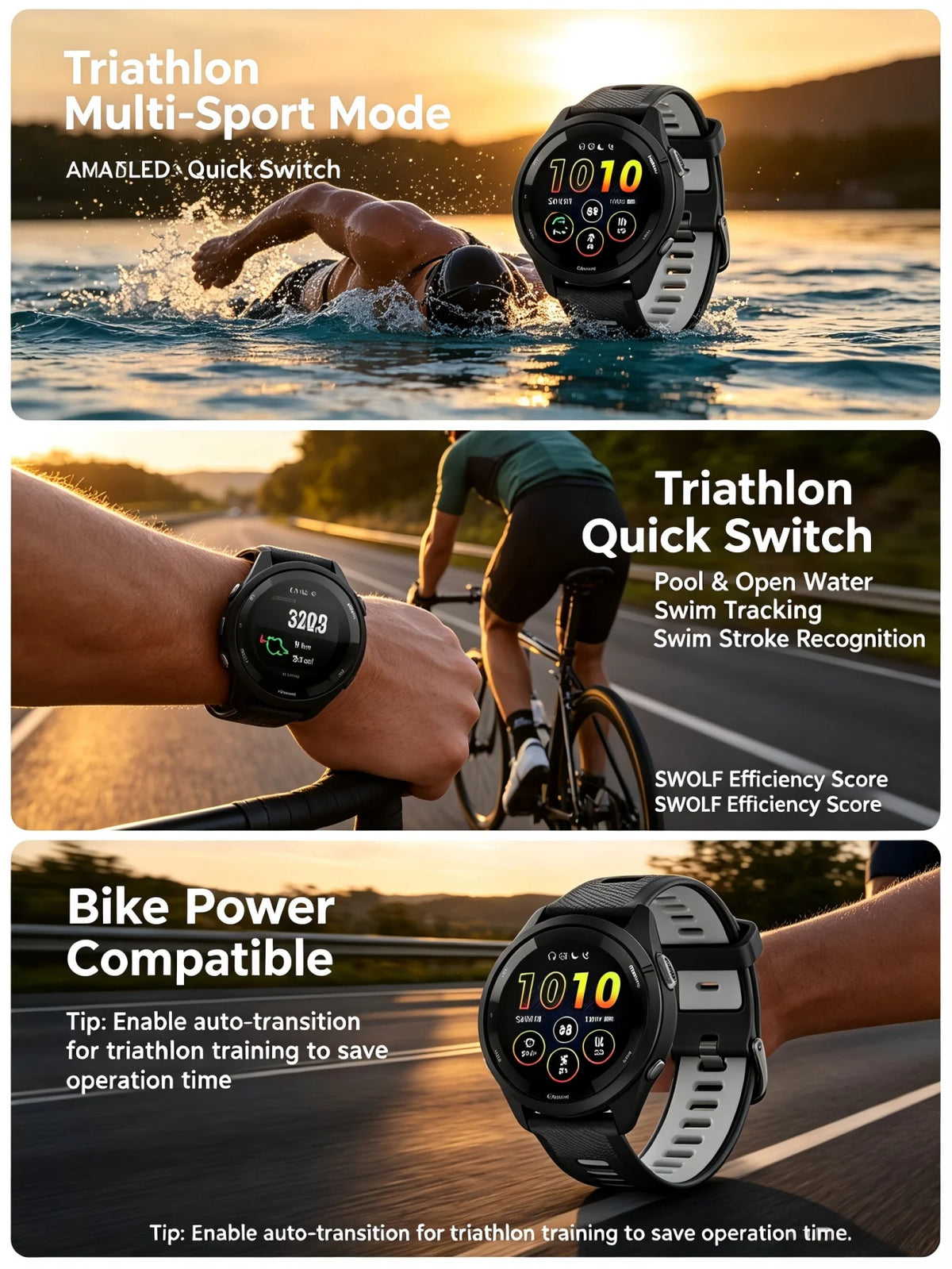 Garmin Forerunner 265 Multiband Gps Running Smartwatch Fitness