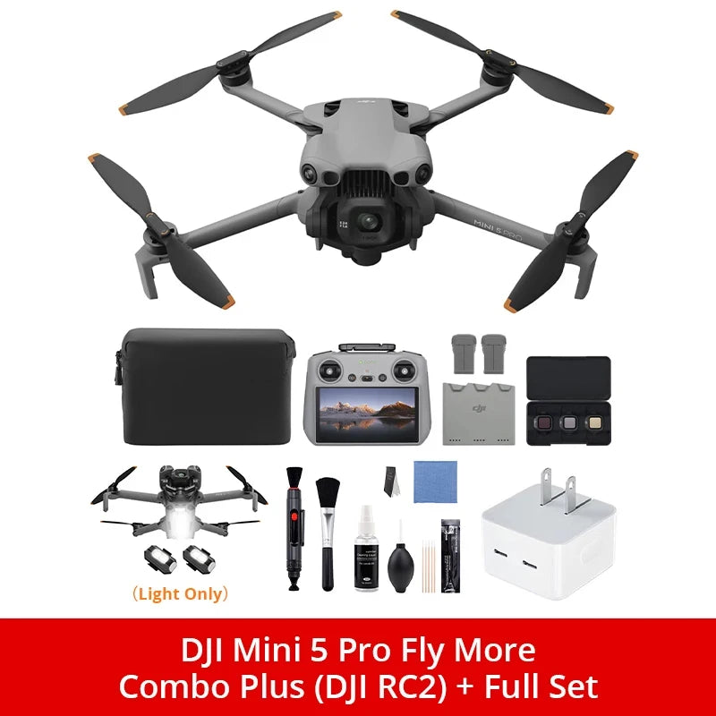 DJI Mini 5 Pro FlyMore Combo FPV Drone FourKCameraPro