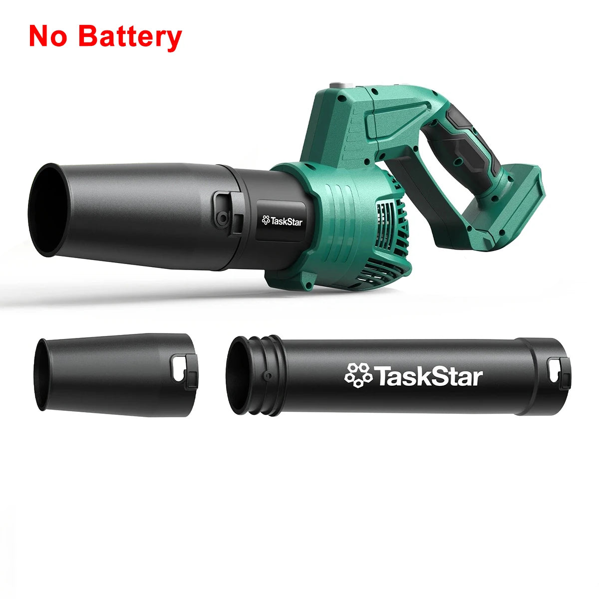 Taskstar 550CFM Cordless Leaf Blower 21V With 2 Batteries