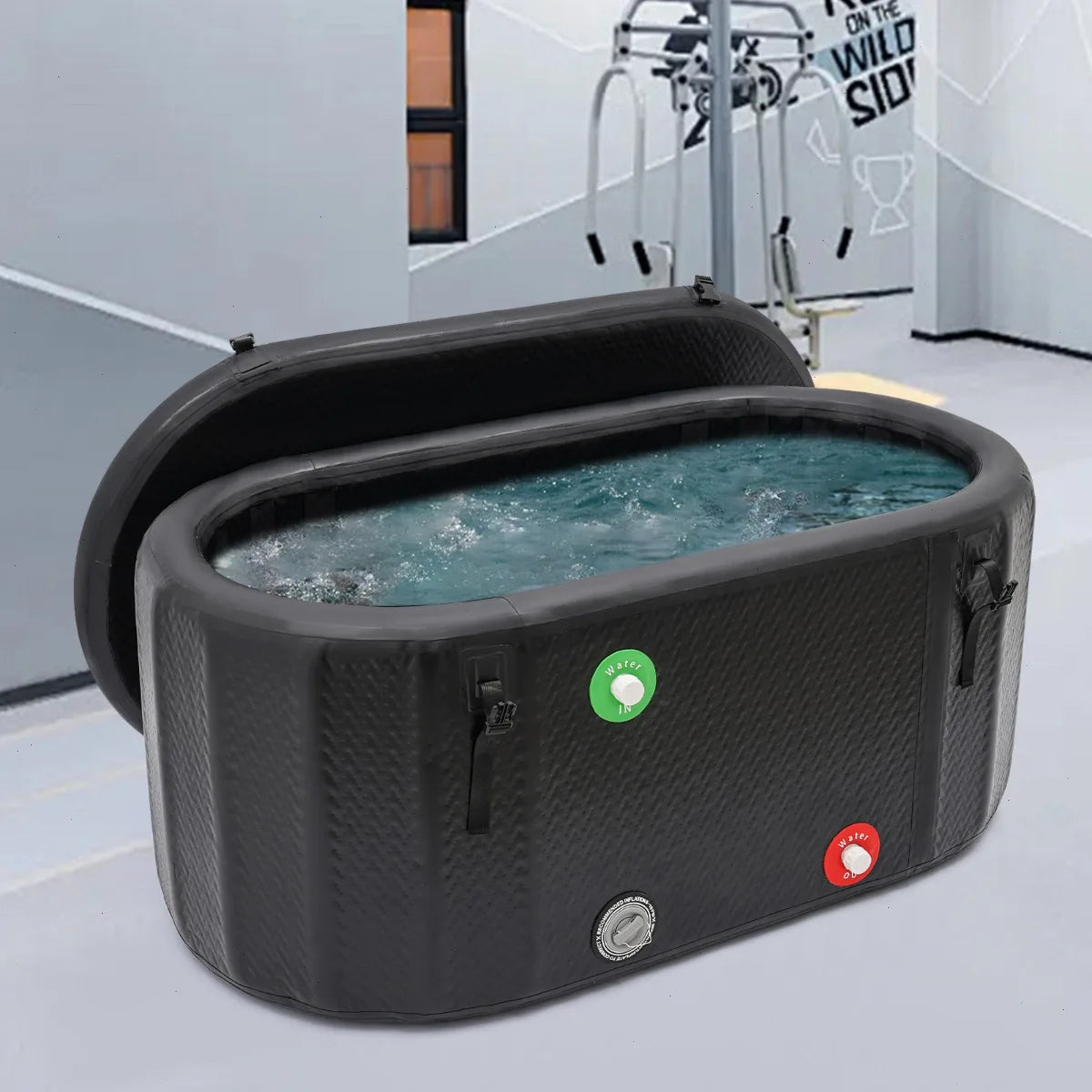 Bymaocar Inflatable Bathtub Cold Plunge Pool With Pump Kit