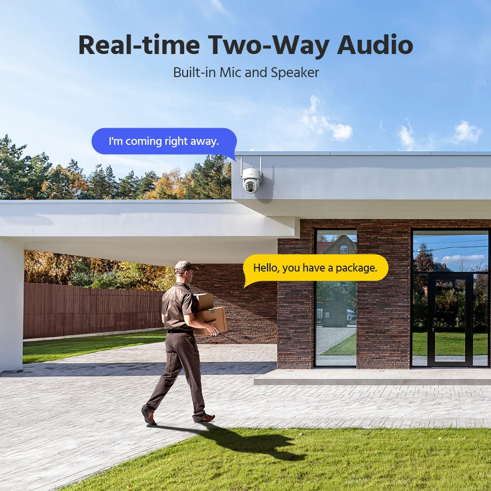 ANNKE 4MP Solar Wireless Outdoor Security Camera With WiFi 6