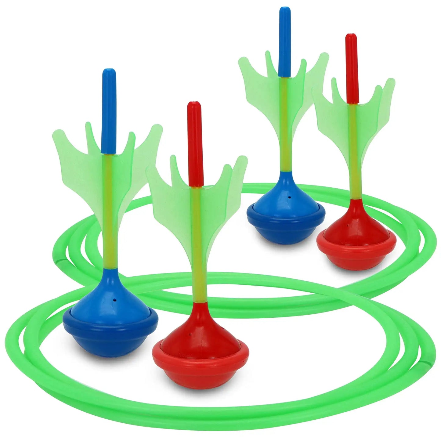 Joyfy Premium Glow In The Dark Outdoor Lawn Darts Set