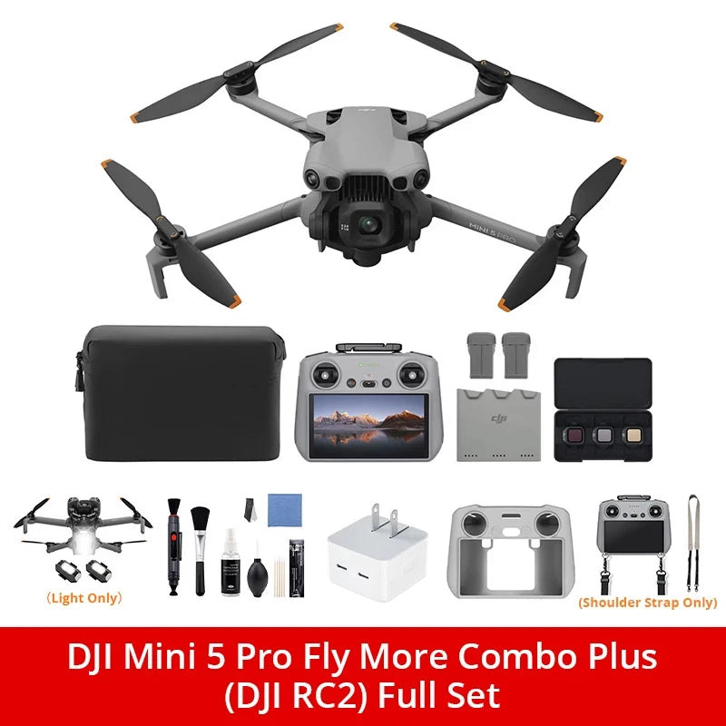 DJI Mini 5 Pro FlyMore Combo FPV Drone FourKCameraPro