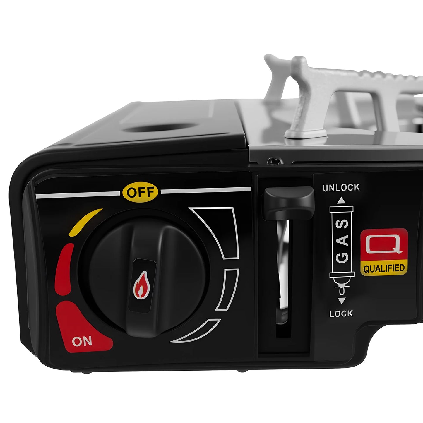Camping Propane Stove Dual Burner With Griddle For Outdoor Cooking