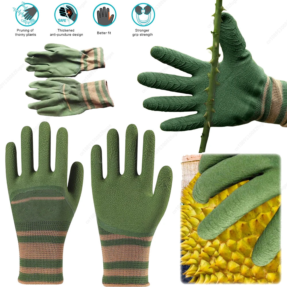 Gardening Gloves Thorn Proof Breathable Waterproof For Cactus Roses Blackberry