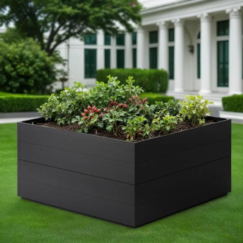 Ticify Modular Raised Garden Bed Outdoor Planter Box