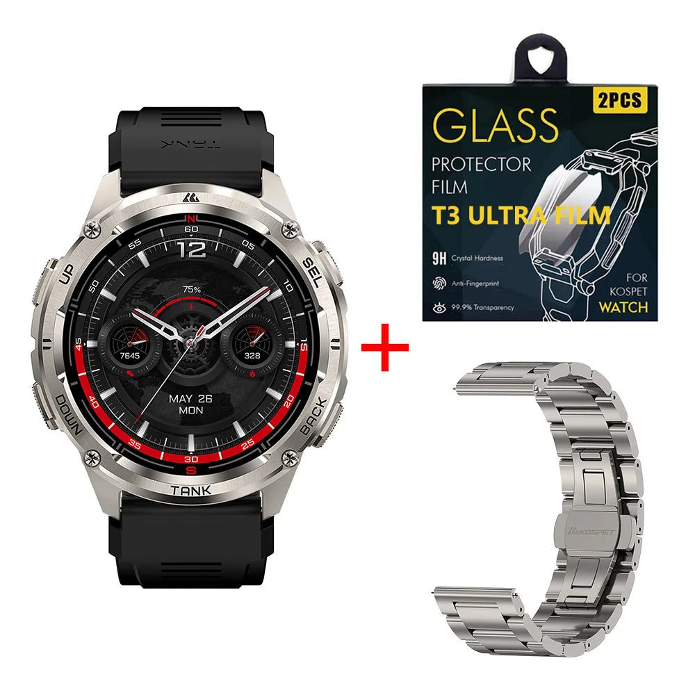 Kospet Tank T3 Ultra 2 GPS Smart Watch With Bluetooth