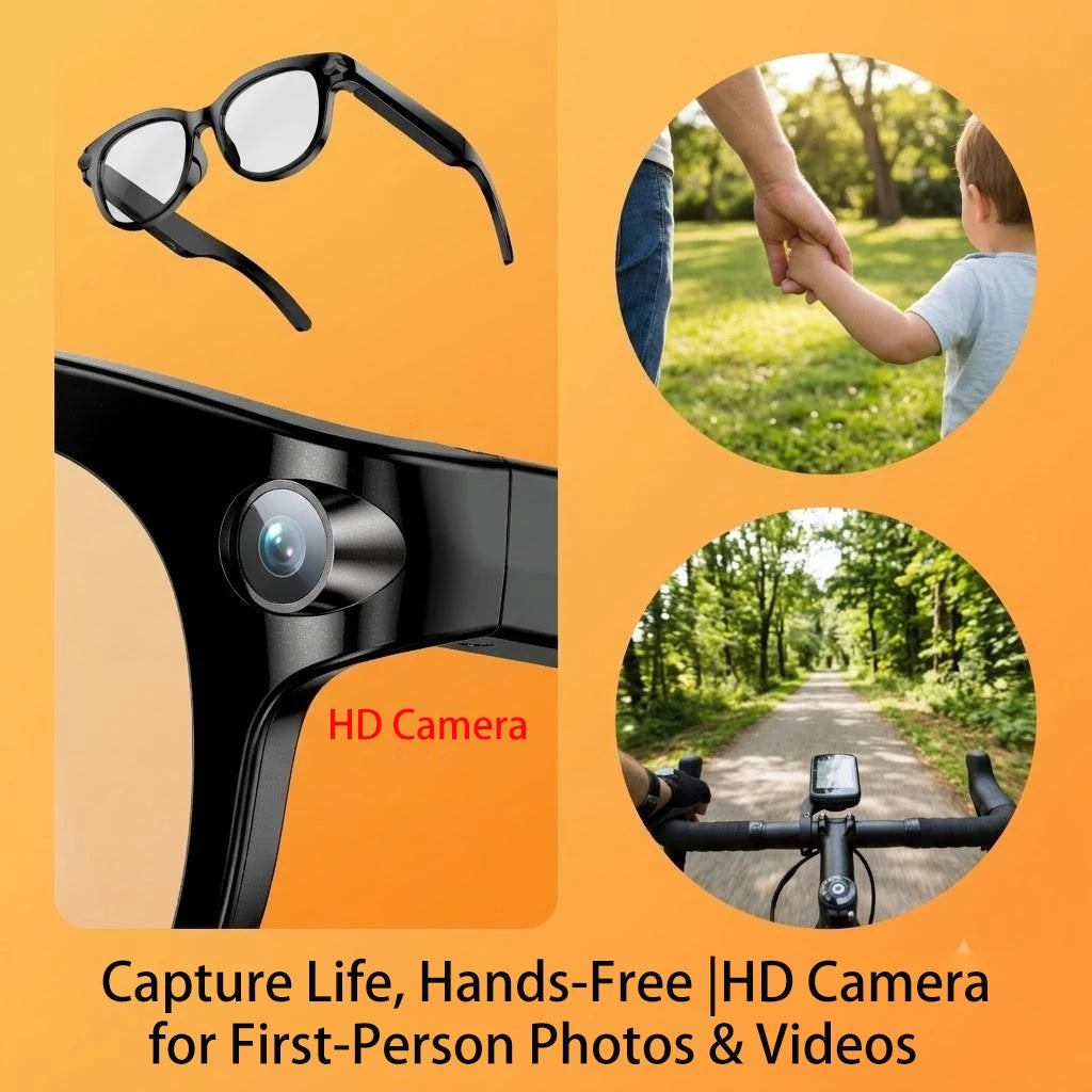 SENBONO AI Smart Glasses With 2MP/5MP/8MP Cameras AI Translation
